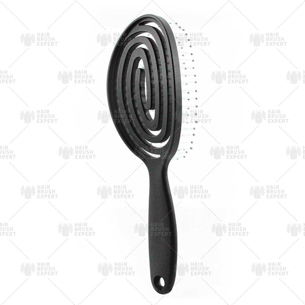 Yao Moving Round Hair Brush Pale Blue (For Medium Length Hair)