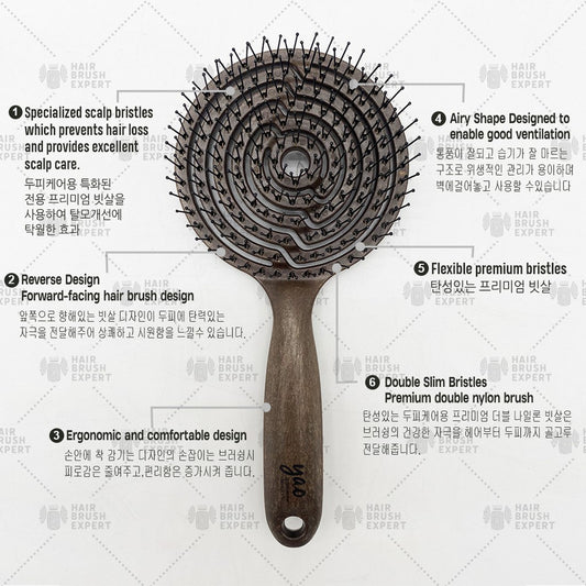 Yao Reverse Circle Sensitive Brush (For Sensitive Scalp)