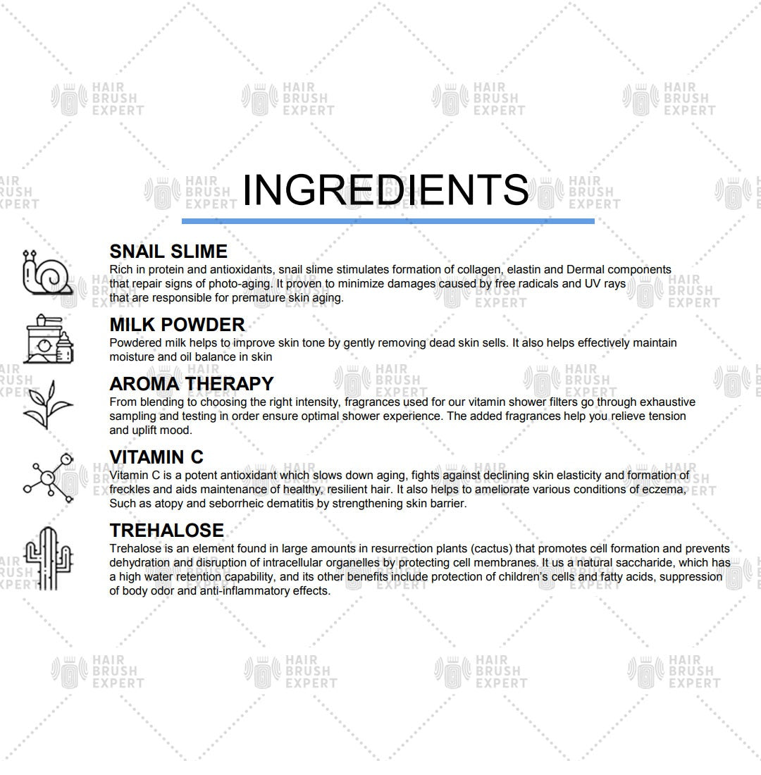 Korea Ever-Vita Vitamin Shower Filter Chlorine Remover with Aromatherapy