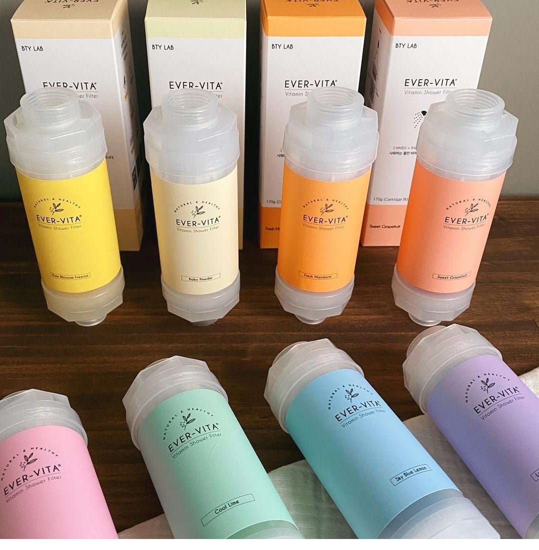Korea Ever-Vita Vitamin Shower Filter Chlorine Remover with Aromatherapy