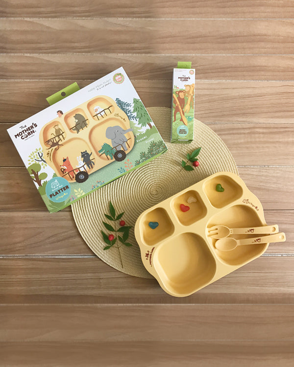 Mother’s Corn School Bus Platter