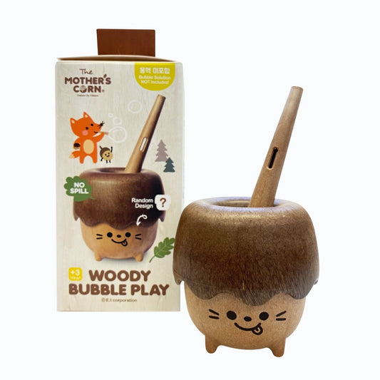 Mother’s Corn Woody Bubbles Bubble Blower and Bubble Solution set