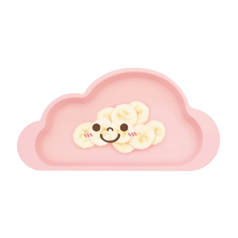 Mother's Corn Gureumi Suction Platter Pink